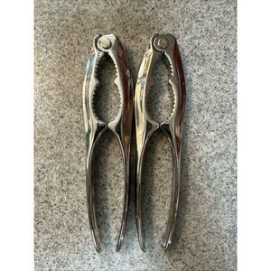 Set Of 2 Nut‎ Cracker Tools Lobster/Shellfish Hard Nuts Unbranded Chrome Durable